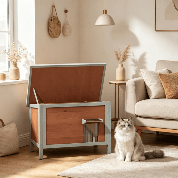 Wooden Cat House