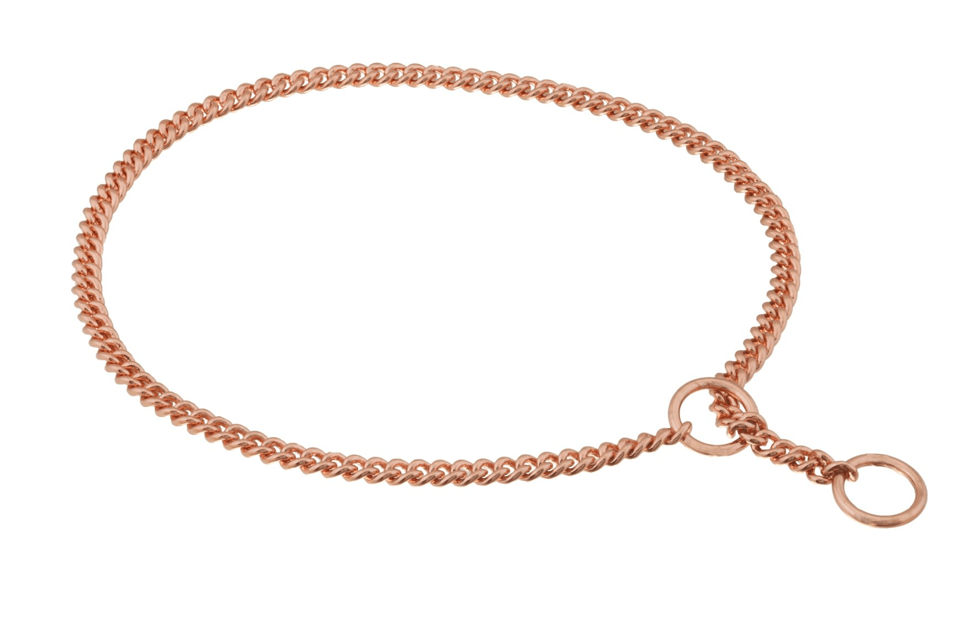 Slip Curve Show Chain Collar (18 in x 1.4 mm)