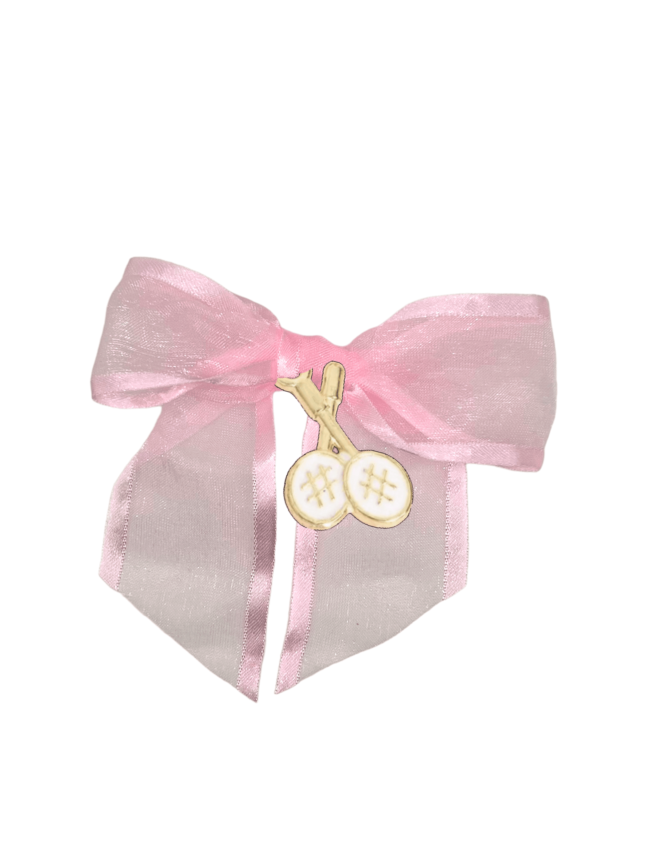 Pickleball Dog Bow Barrettes