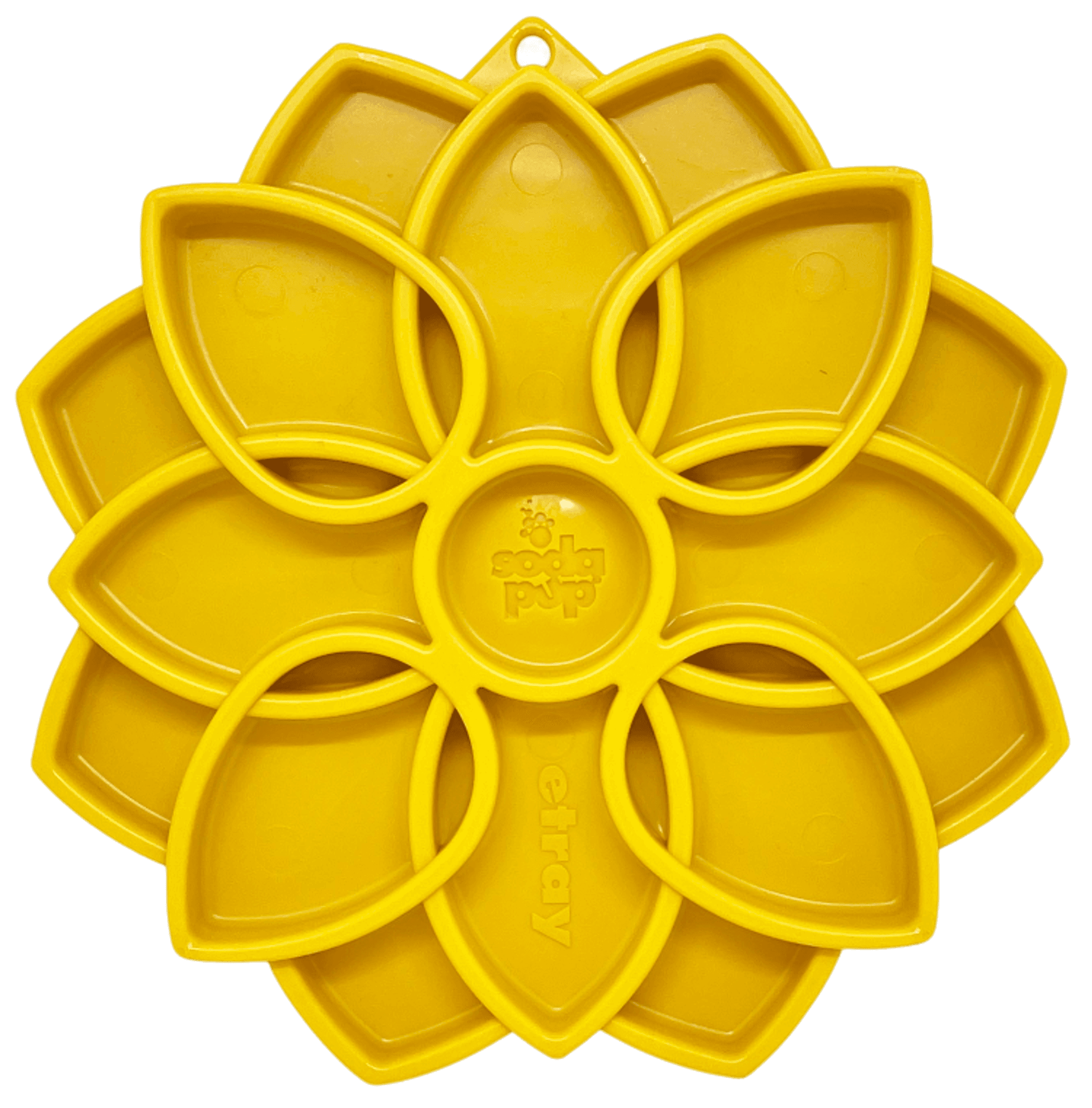 Mandala eTray Shallow Slow Feeder Dog Bowl for Enrichment