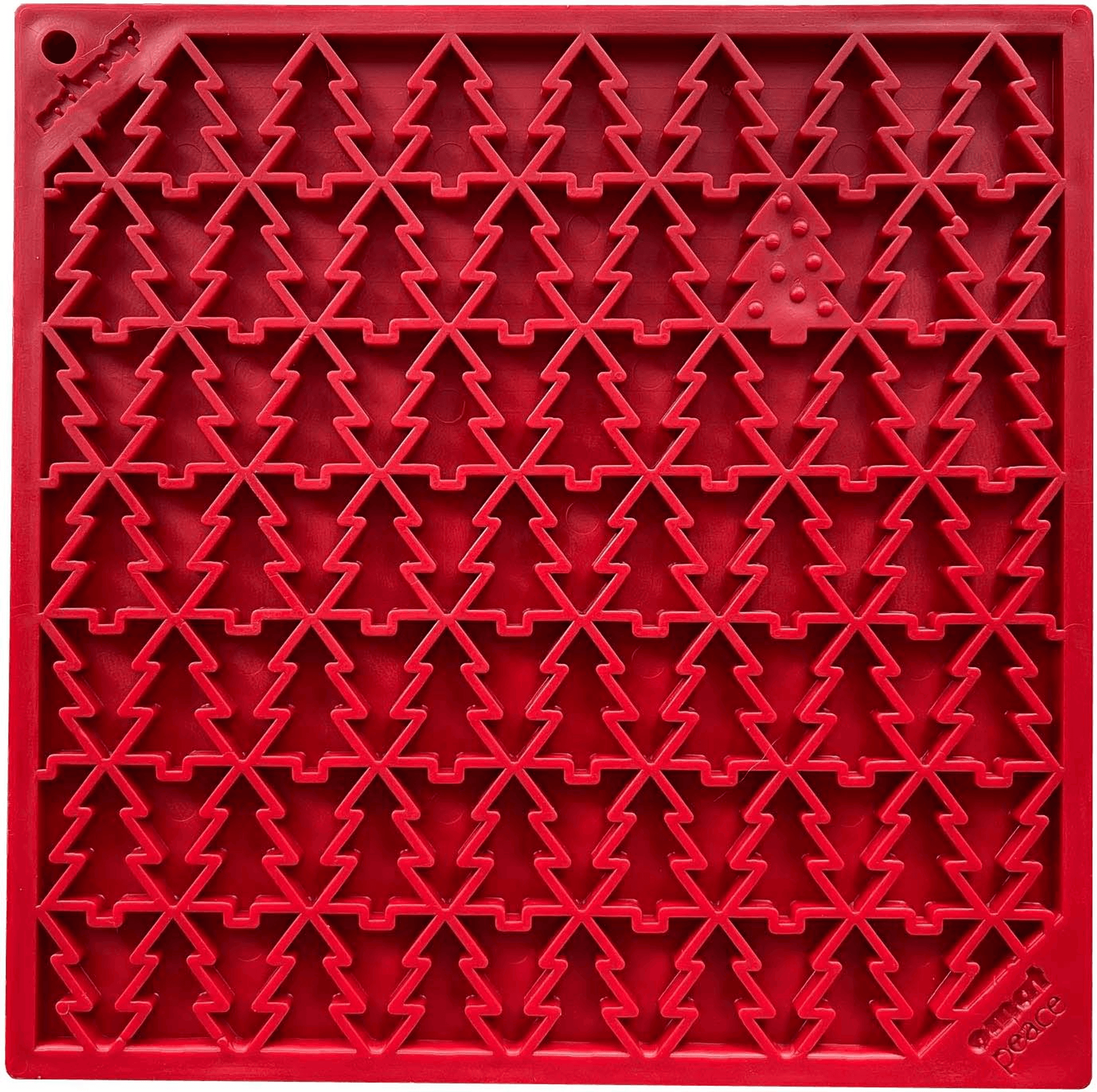 Peace Christmas Tree emat - Enrichment Lick Mat for Dogs and Cats