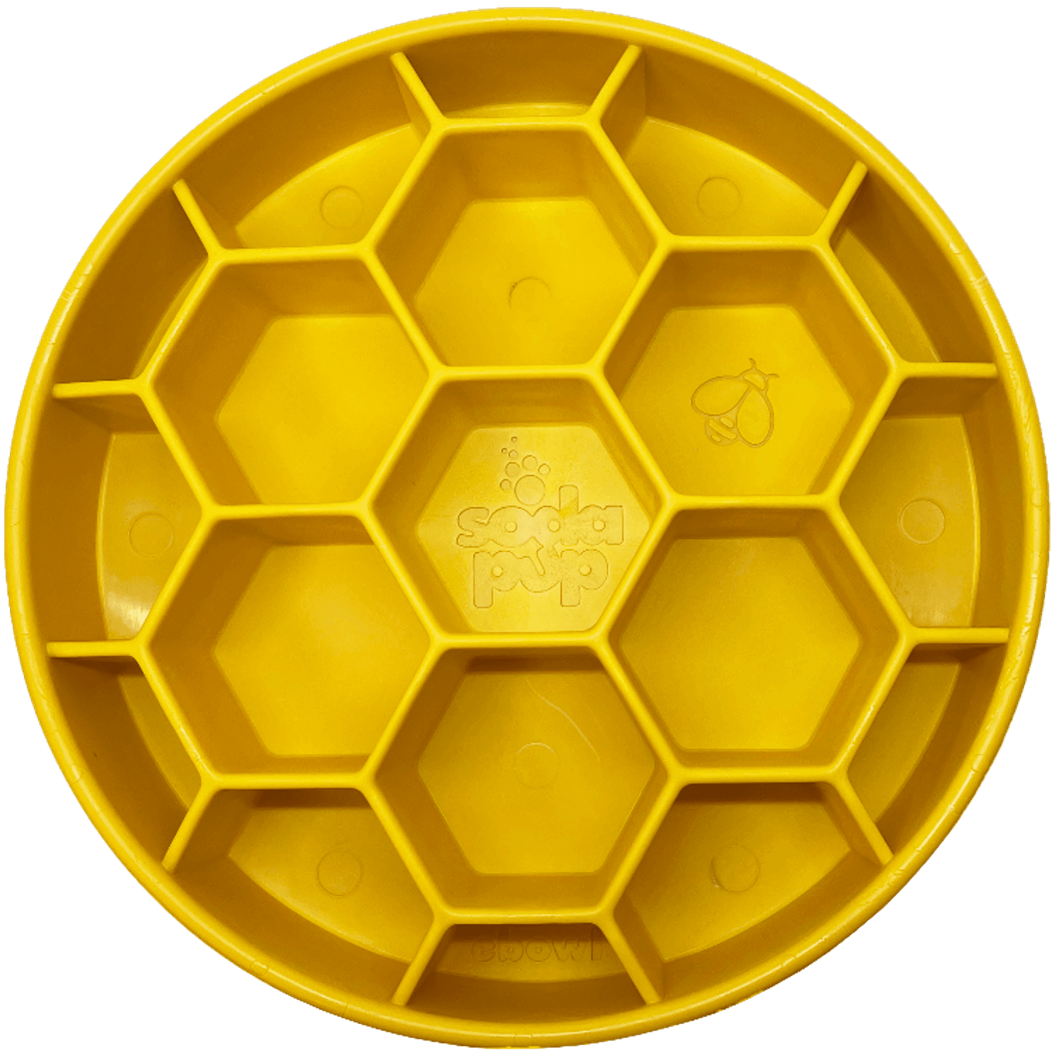 Honeycomb eBowl Deep Slow Feeder Dog Bowl for Enrichment