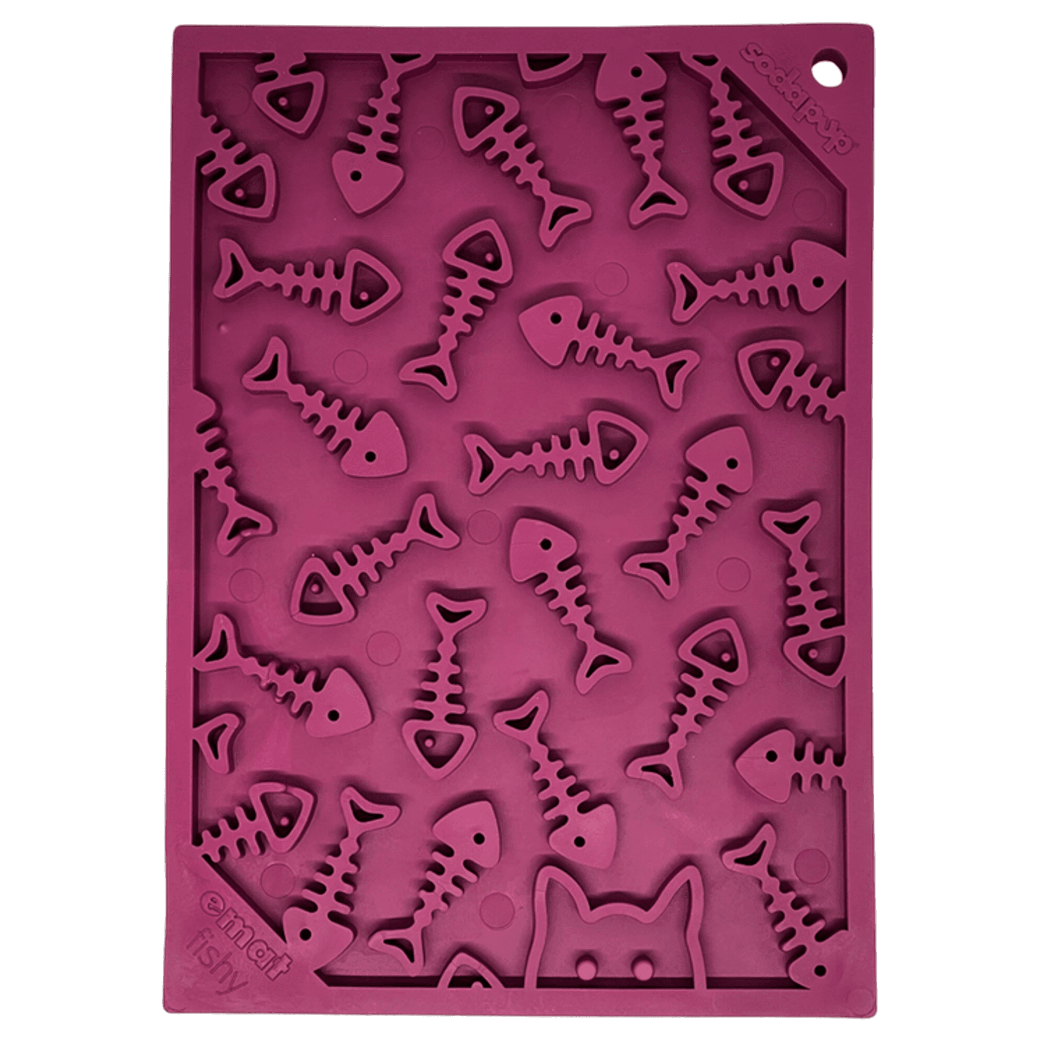 Fishy emat - Small Enrichment Lick Mat for Dogs and Cats